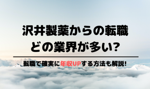沢井製薬からの転職先